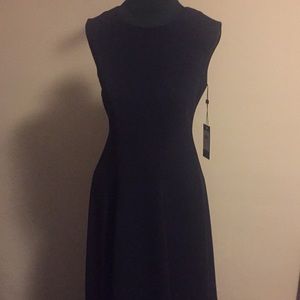 NWT Tommy Hilfiger Flare Bottom Dress Navy Sz 2